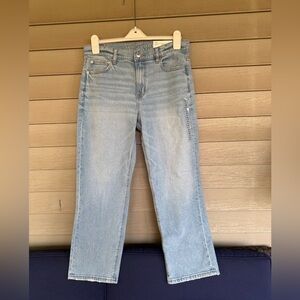 AE Stretch Super High-Waisted Straight Jean